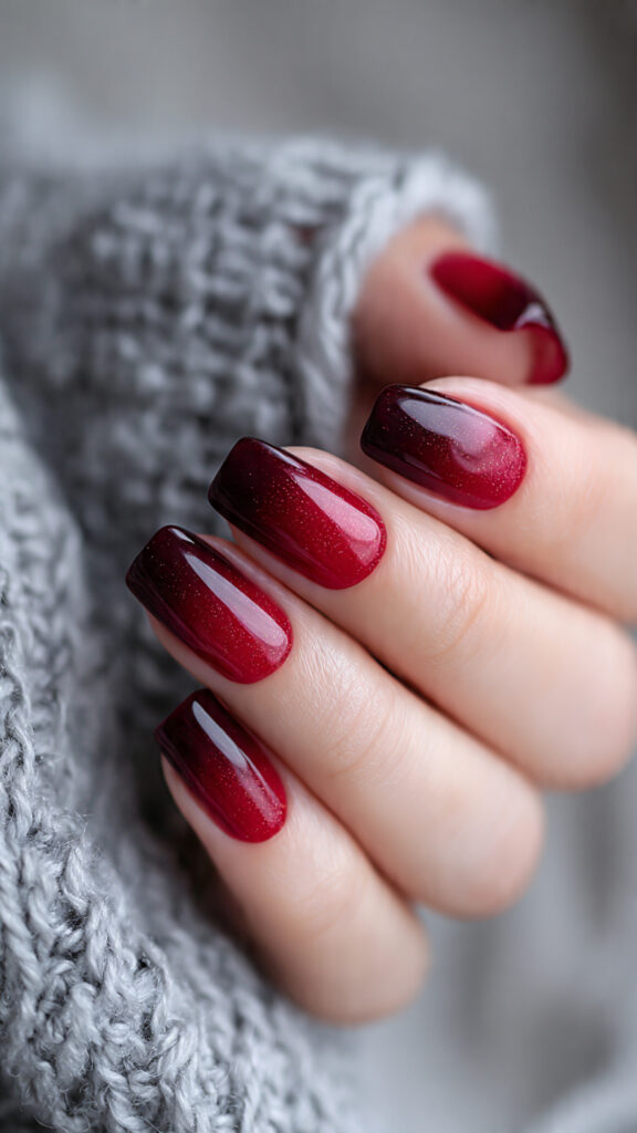 4 burgundy blood splatter gradient deep burgundy