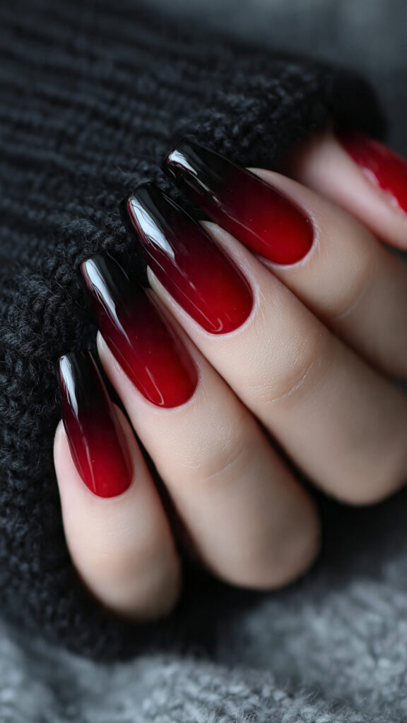 Glossy Blood Red Drips