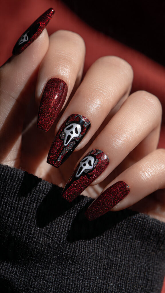 create a pin style nail art image featuring 3 1