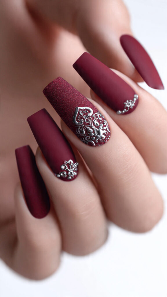 29 Vampire Nails That Are Dark, Chic, and Perfect for Halloween 13 create a realistic pin style nail art image 1