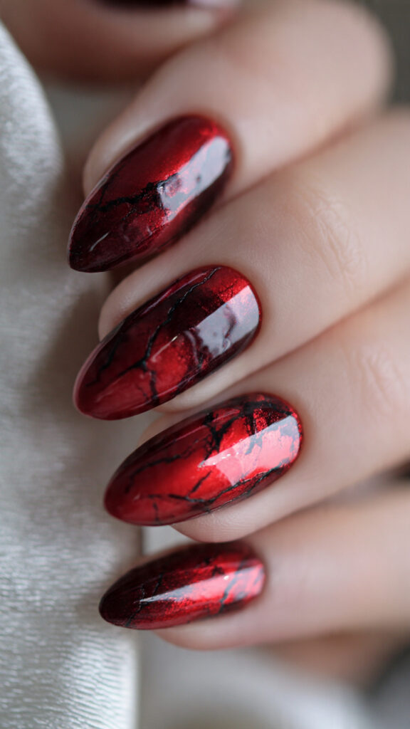 create a realistic pin up style nail art 1