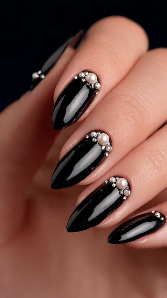 create a realistic ultra detailed pin style nail art 1