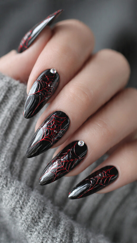 29 Vampire Nails That Are Dark, Chic, and Perfect for Halloween 11 create exactly this type of the nails 19