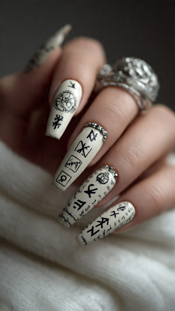 29 Vampire Nails That Are Dark, Chic, and Perfect for Halloween 17 create exactly this type of the nails 24