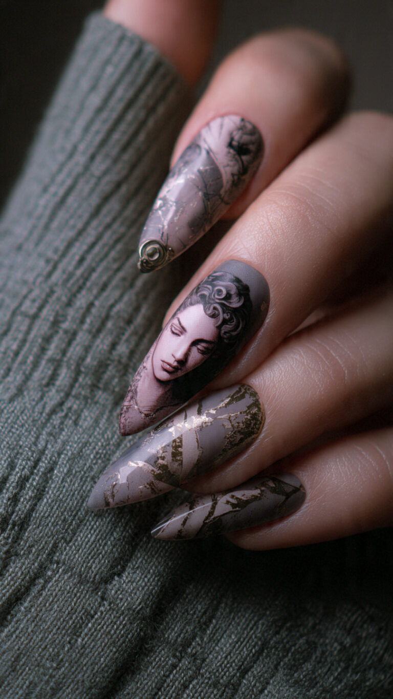 Ghostface Nails