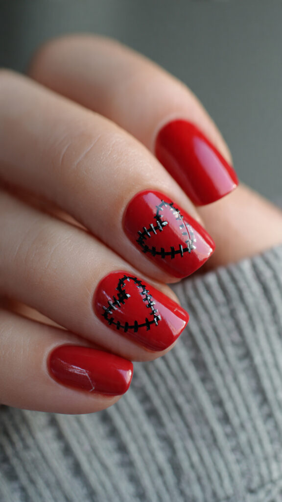 31 Chucky Nails That Are Creepy, Fun, and Perfect for Halloween 8 create exactly this type of the nails 33