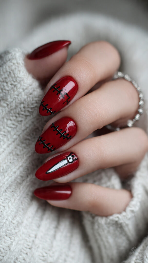 31 Chucky Nails That Are Creepy, Fun, and Perfect for Halloween 13 create exactly this type of the nails 36