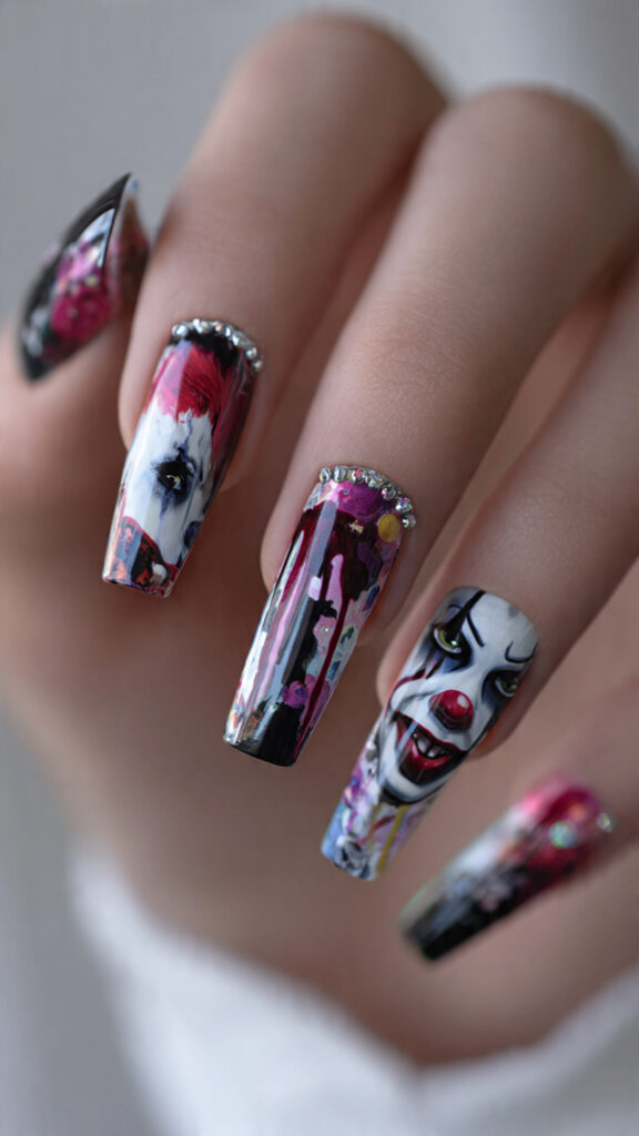 31 Chucky Nails That Are Creepy, Fun, and Perfect for Halloween 19 create exactly this type of the nails 40