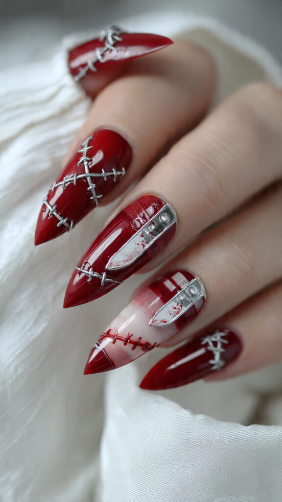 31 Chucky Nails That Are Creepy, Fun, and Perfect for Halloween 21 create exactly this type of the nails 41