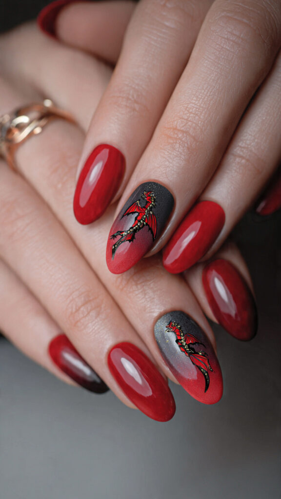 French Tips With Jason Inspired Dot Art