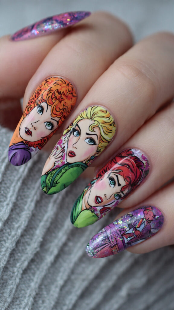 create exactly this type of the nails 98