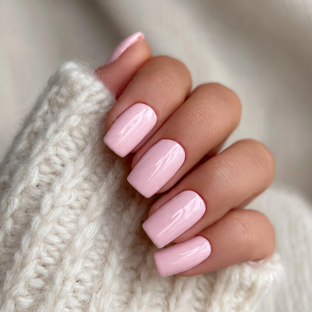 10 pale blush light pink january nails