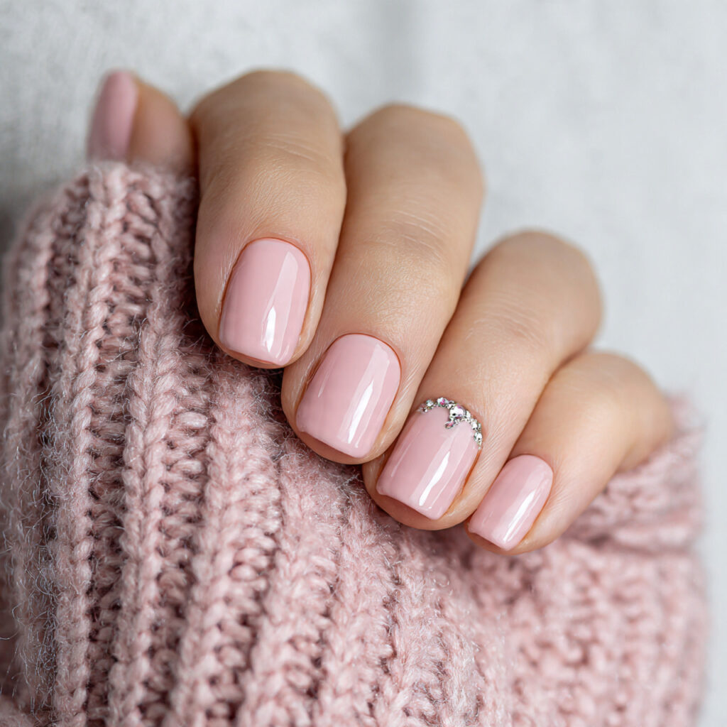 26 Short January Nails That Look Simple, Minimal, and Classy 11 10 simple short january nails with single