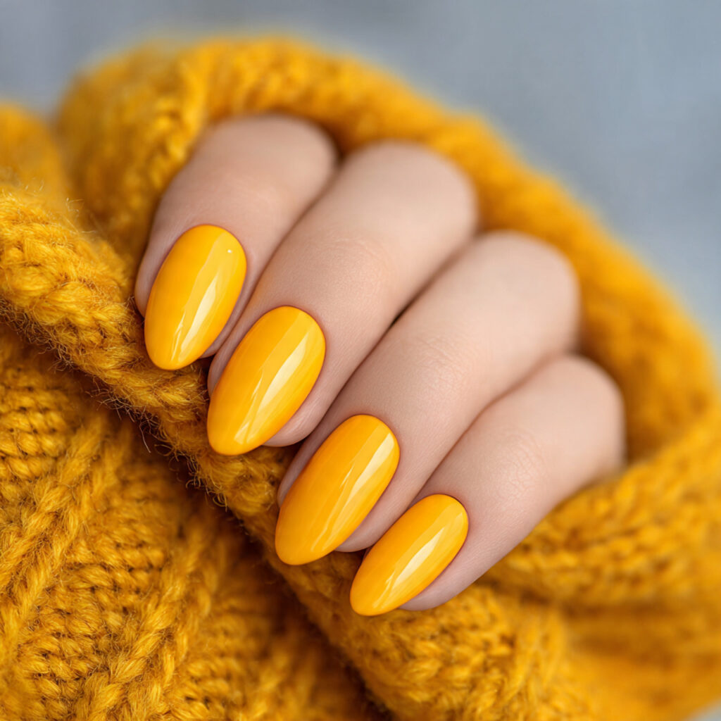 16 marigold yellow nails for a bright