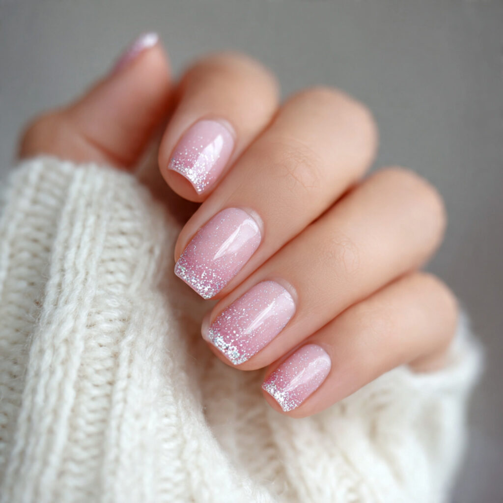 17 cute january nail ideas with light