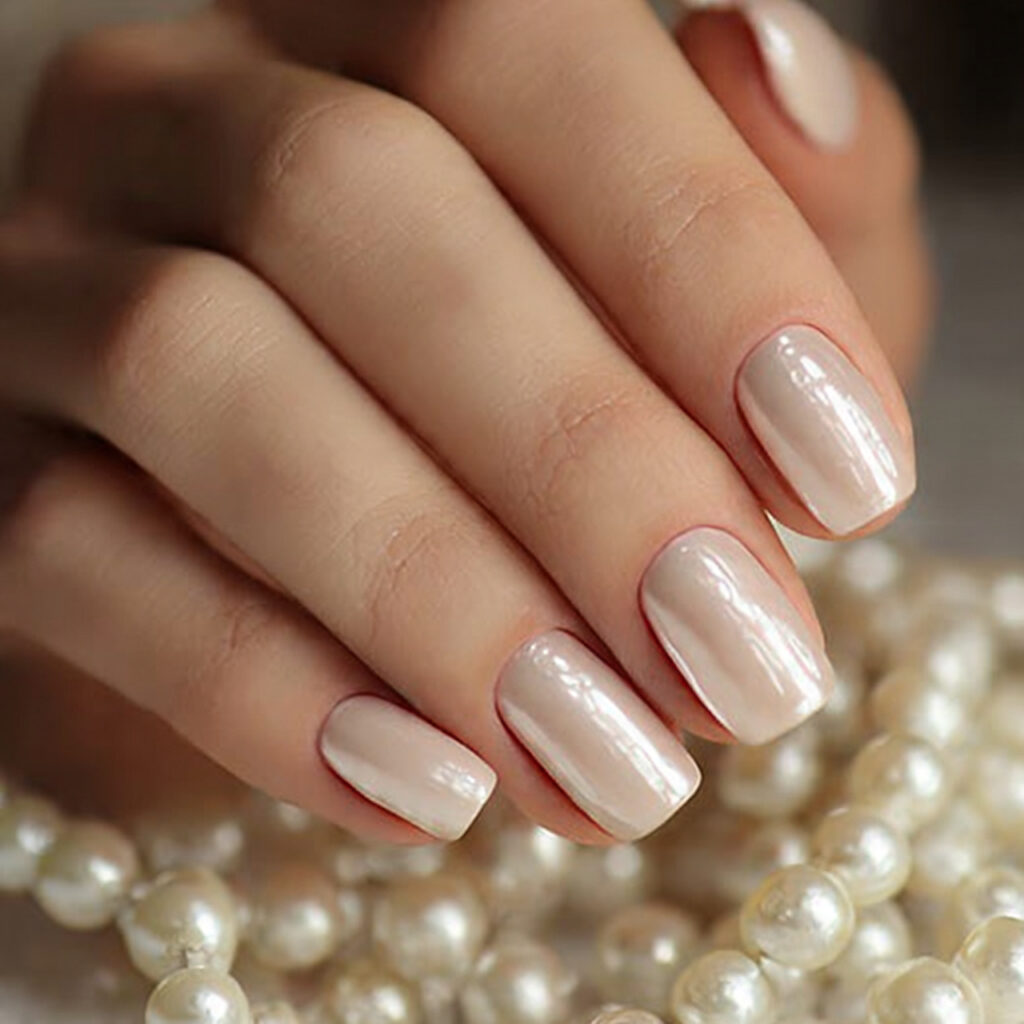 21 january nail designs with pearl or