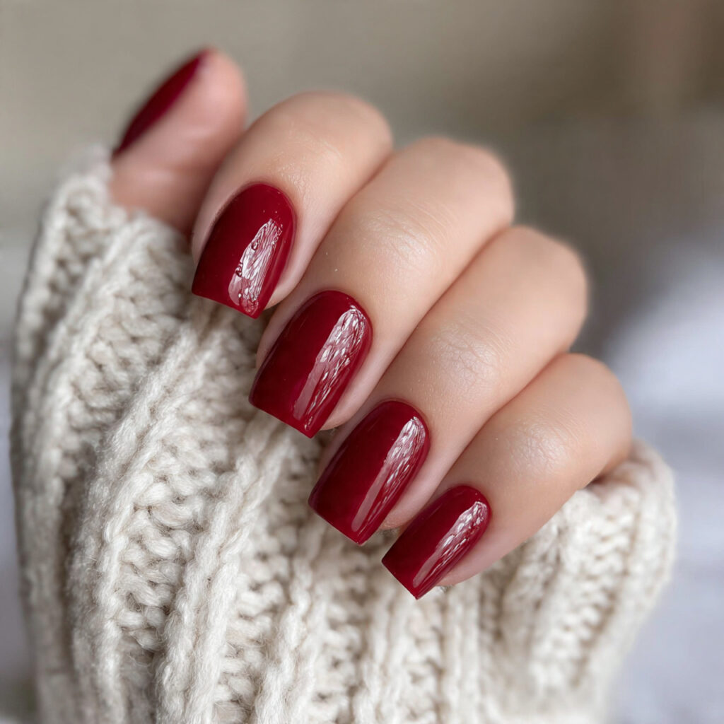 4 simple january nail designs with glossy