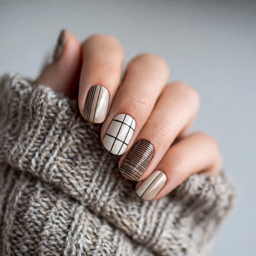 5 simple january nail designs with minimal