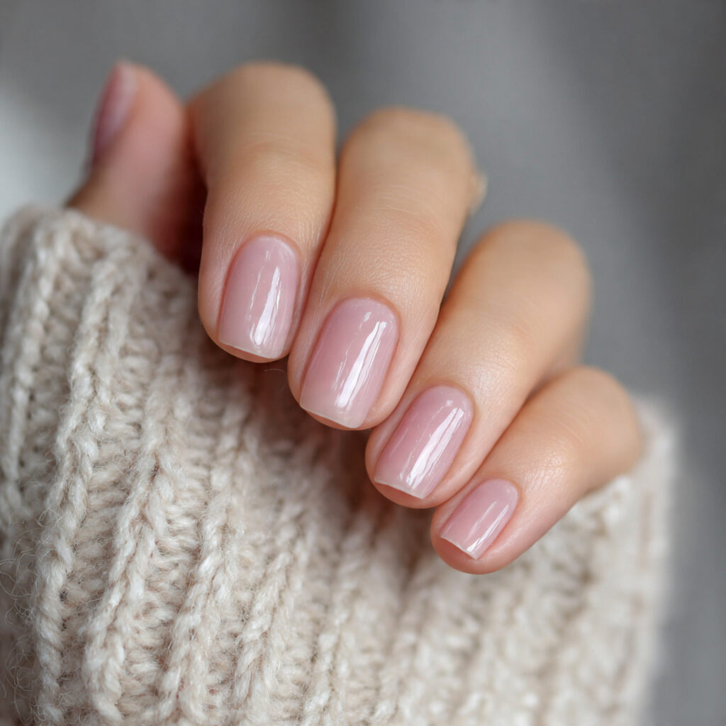 26 Short January Nails That Look Simple, Minimal, and Classy 8 7 classy short january nails in sheer