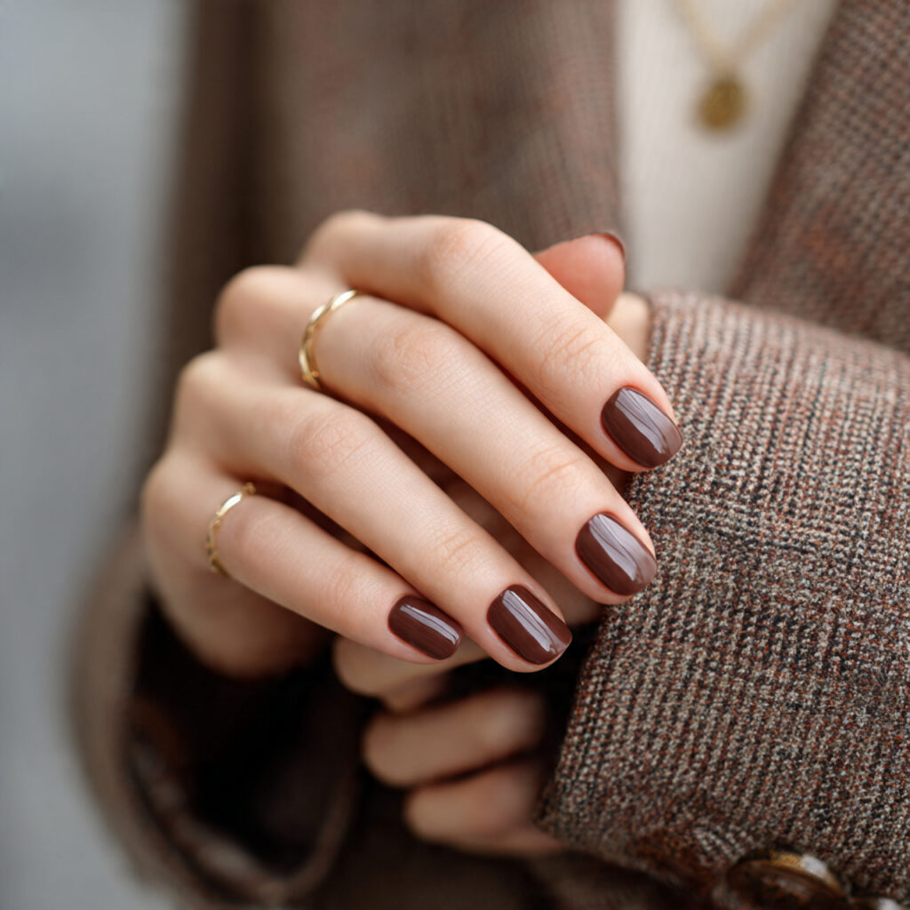 a person wearing a formal winter outfit