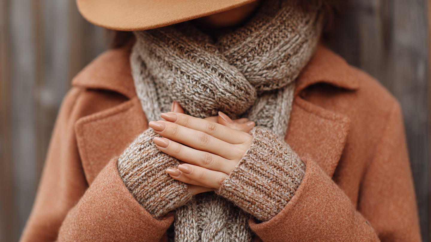 Short Square Winter Nails