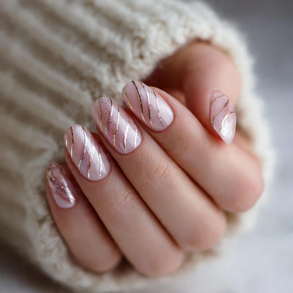 20 Trendy Chrome Nail Ideas to Make Your Nails Shine 9 a set of nails on well groomed hands 1