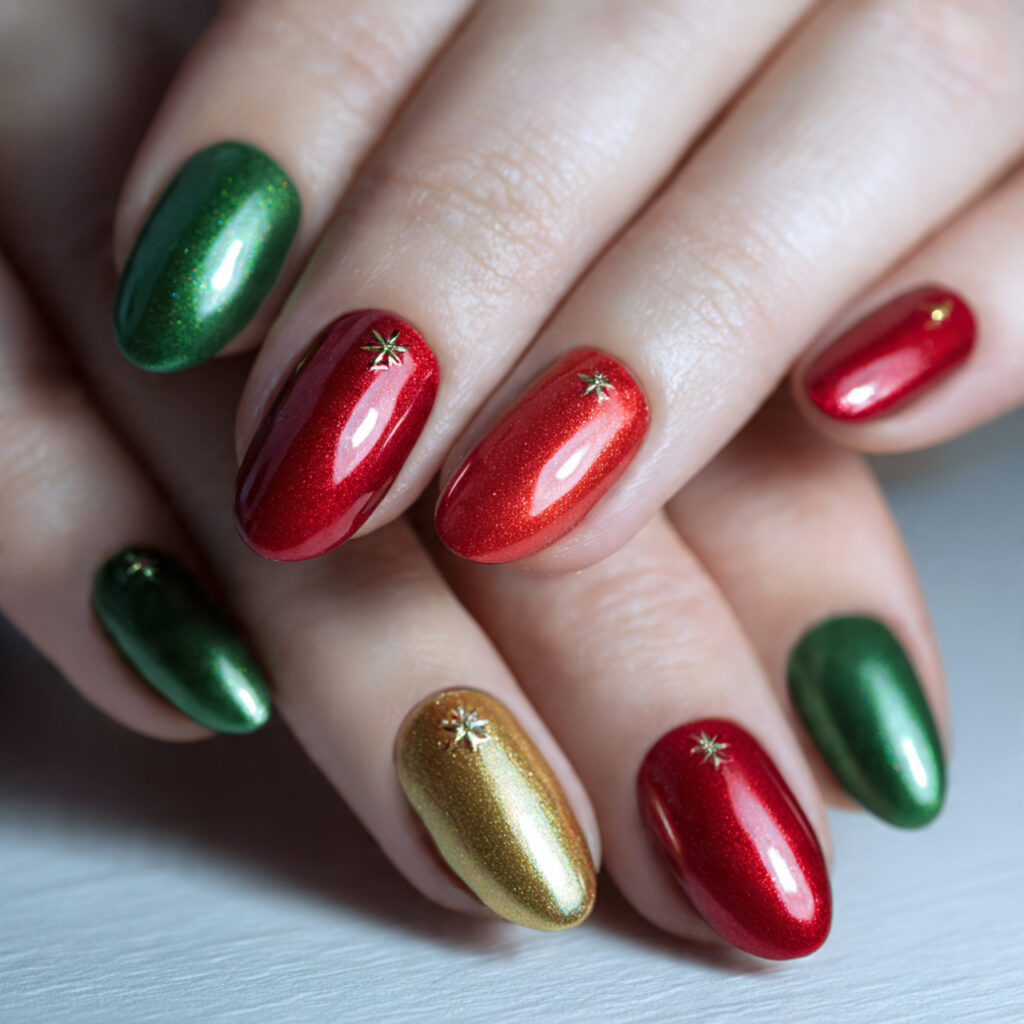 20 Trendy Chrome Nail Ideas to Make Your Nails Shine 20 a set of nails on well groomed hands 9