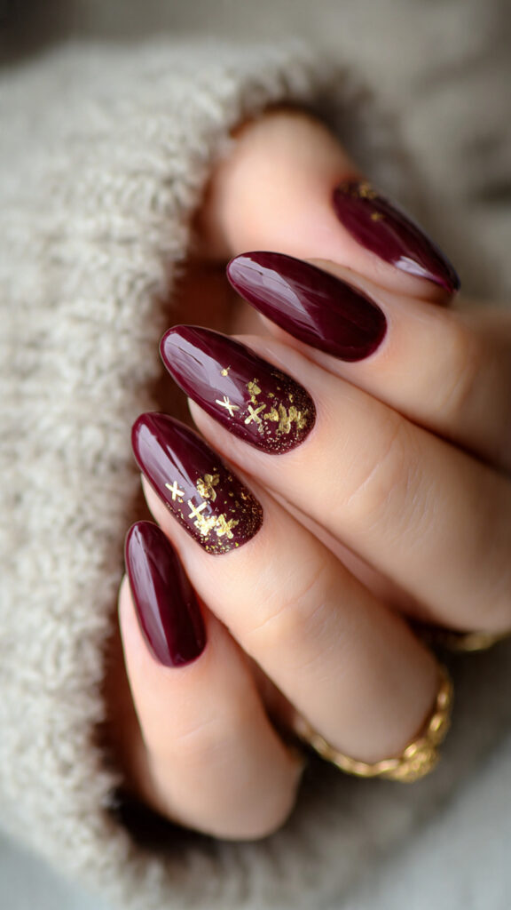 burgundy nails feel rich and dramatic the