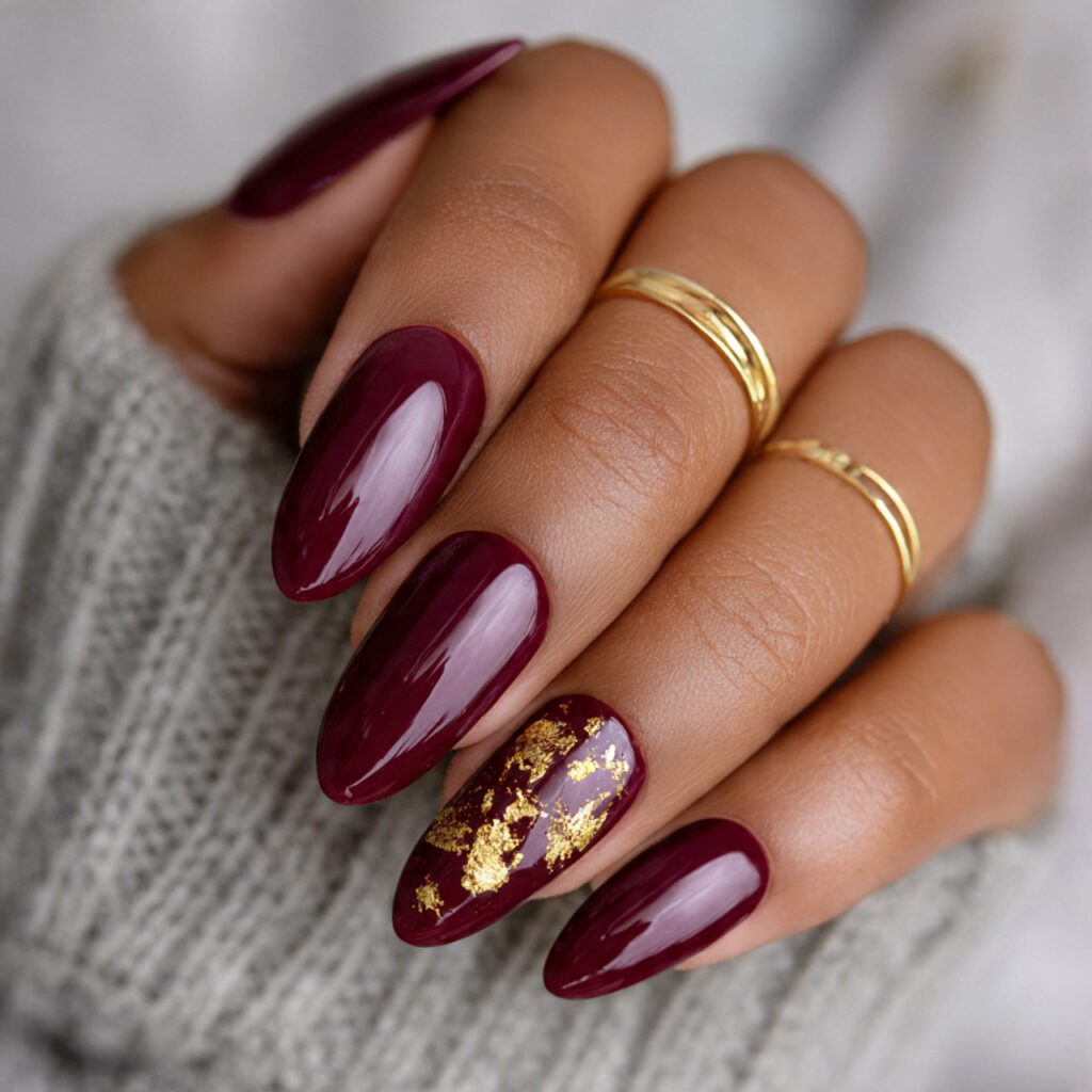 burgundy wine nails feel rich deep and