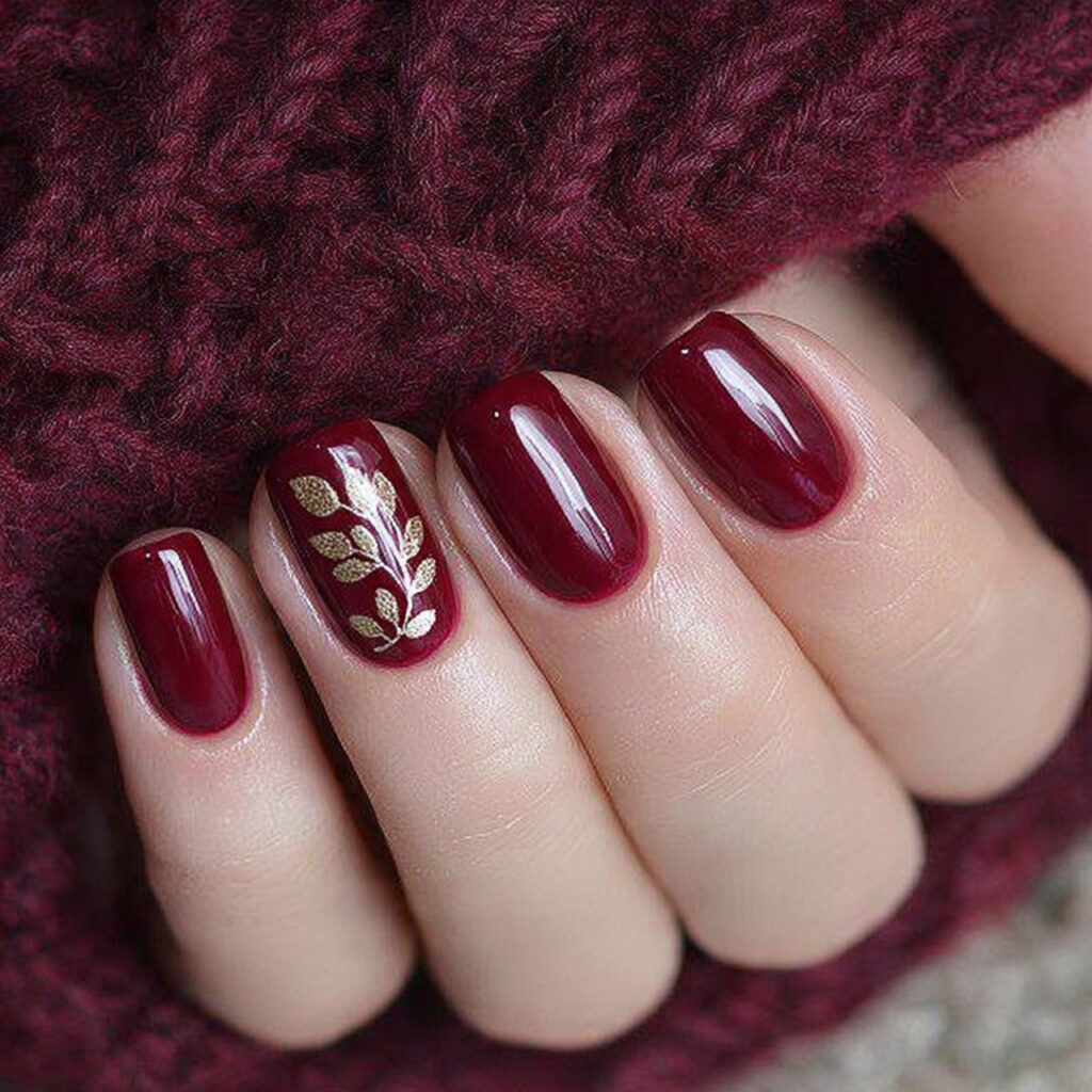 cranberry red nails are bold warm and
