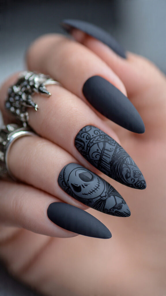 26 Jack Skellington Nails for a Cute Scare 14 create a 16k ultra original and realistic 14