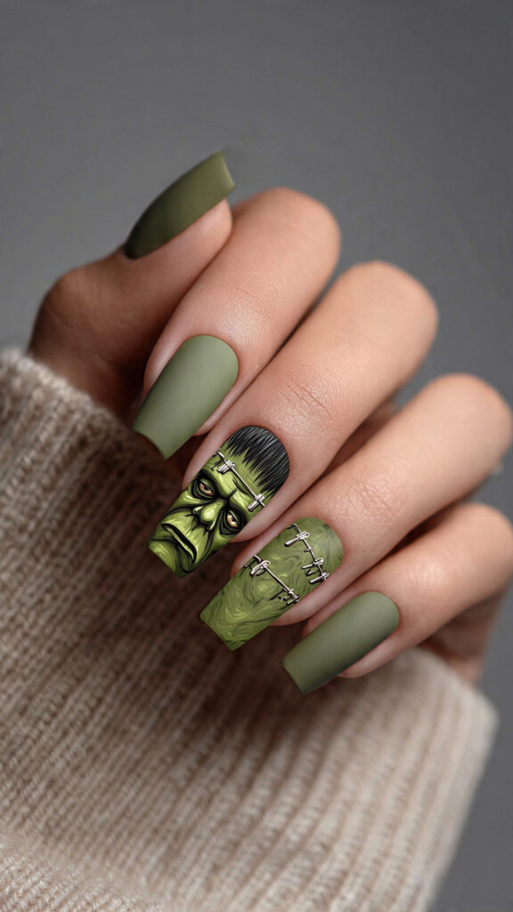 create a pin up style nail art image 1