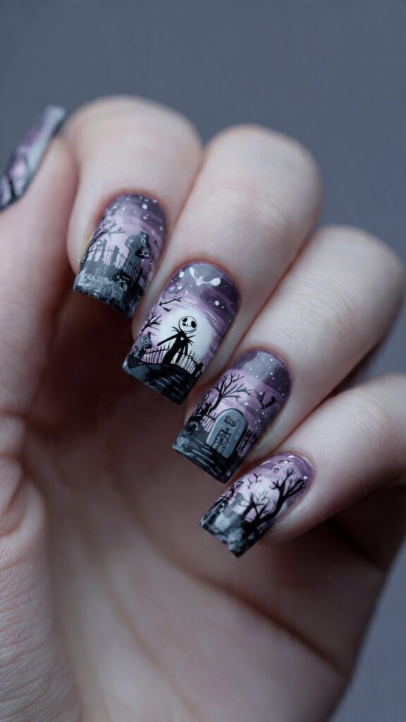 26 Jack Skellington Nails for a Cute Scare 26 create exactly this type of the nails 2025 12 04T163053.903