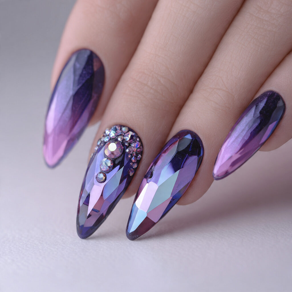 create exactly this type of the nails 4