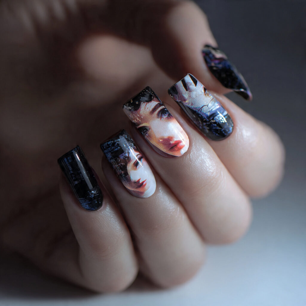 create exactly this type of the nails 75