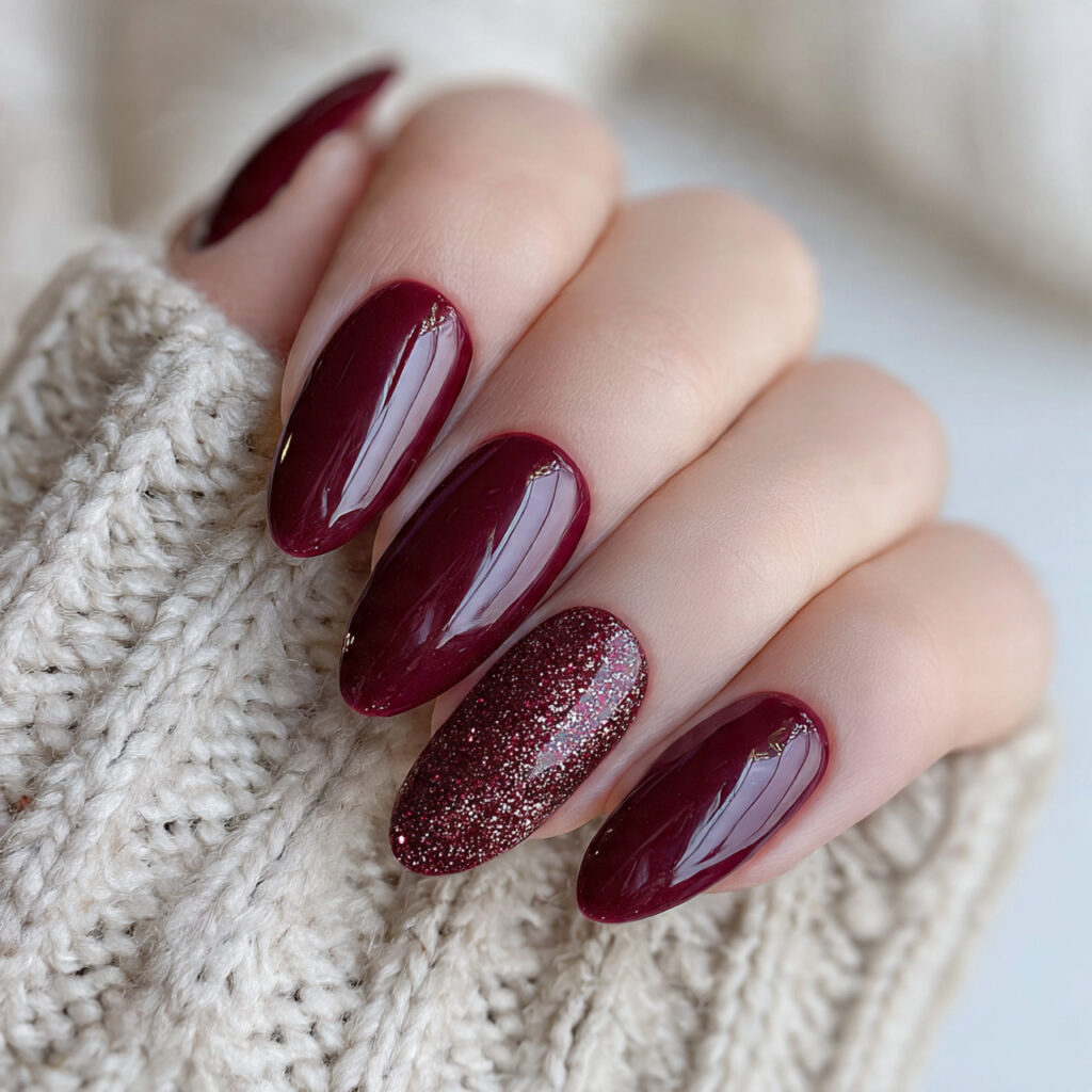 deep ruby nails offer a bold and