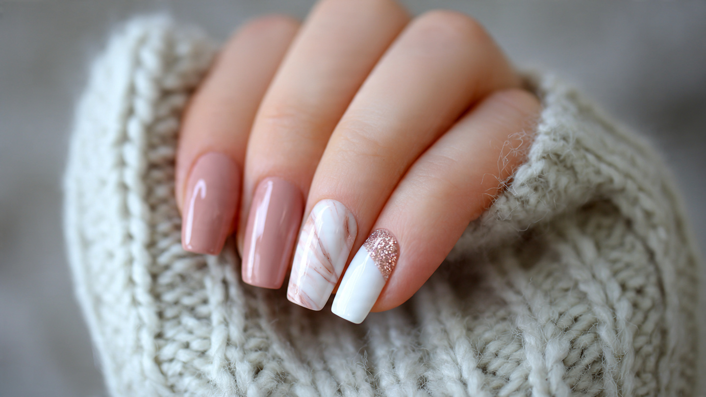 Elegant Winter Nails