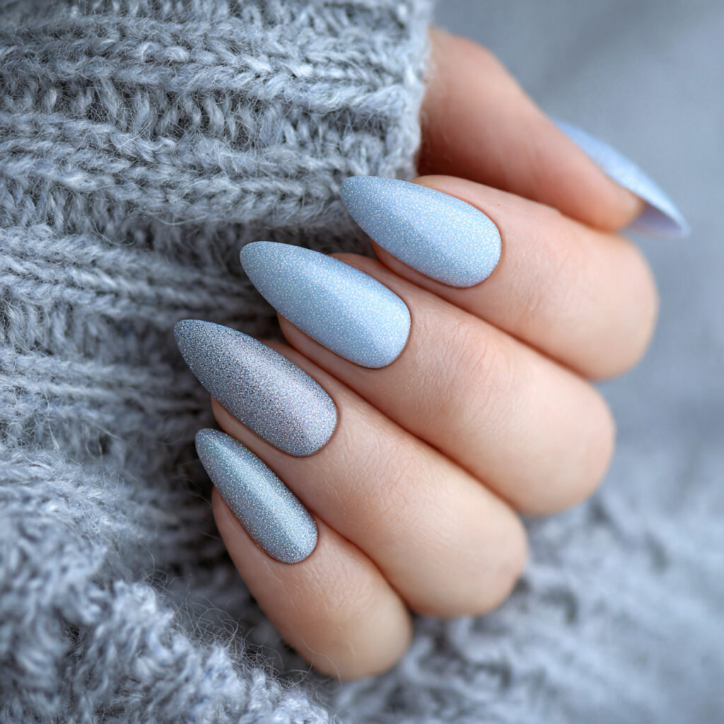 frosted sky shimmer nails feel airy and