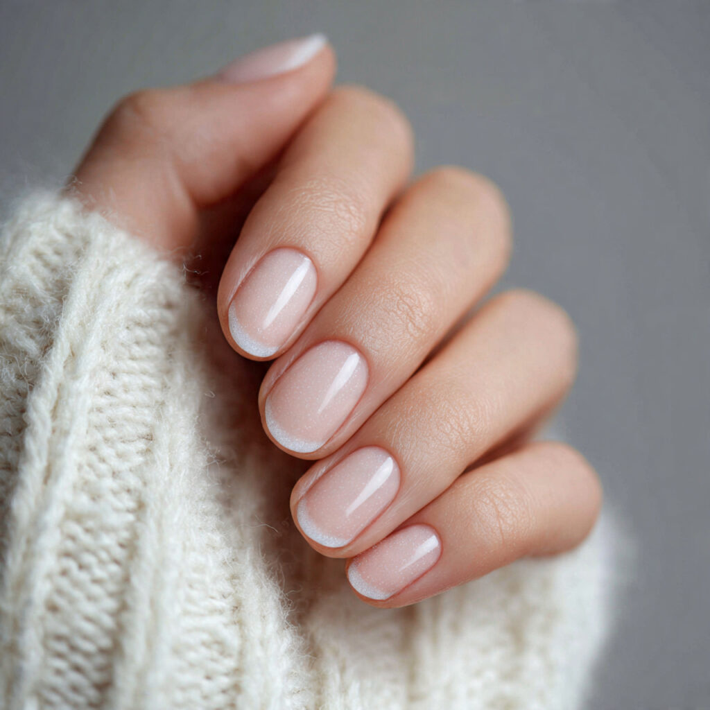 frosted tips are subtle and clean the