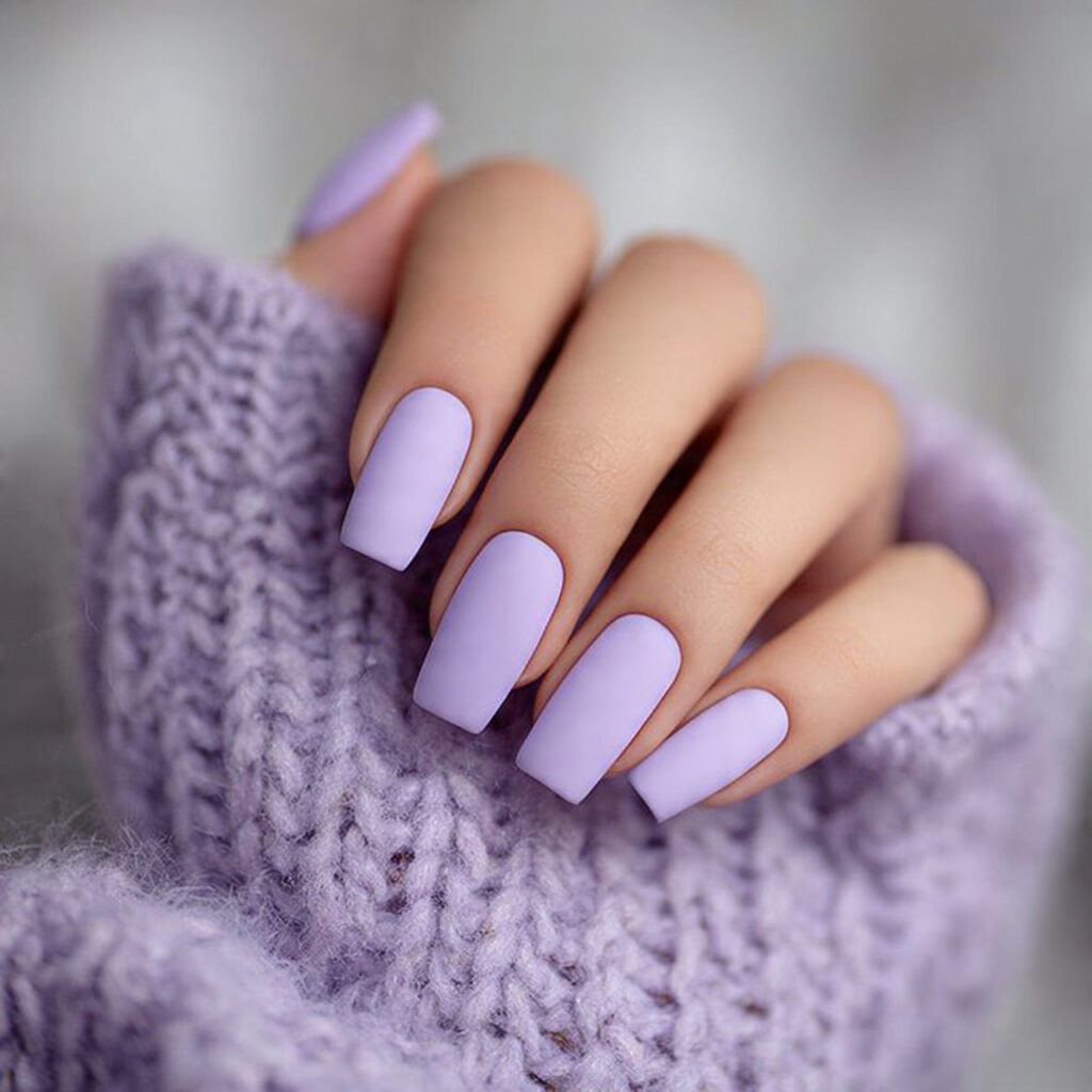 lavender feels unexpected but cozy in winter