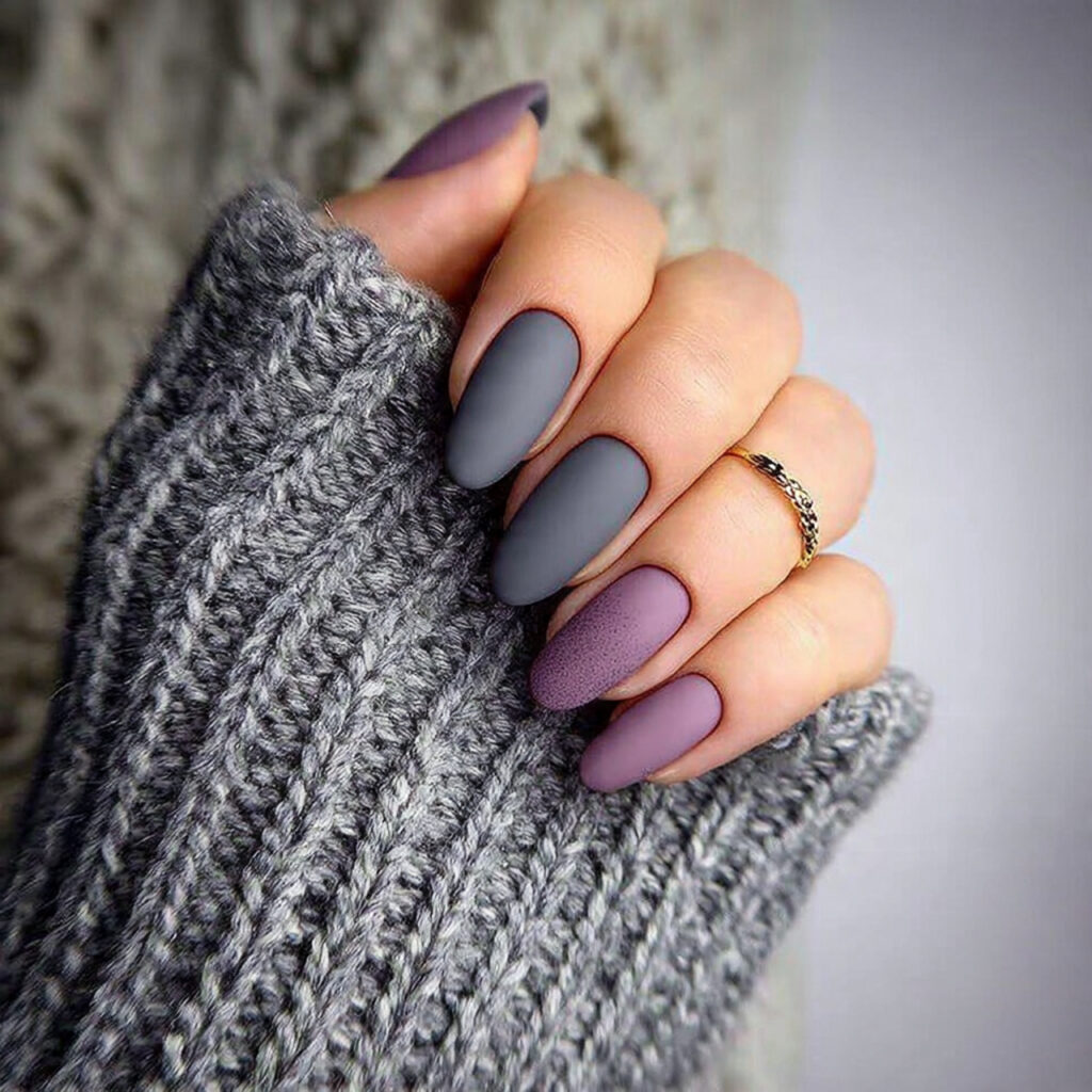 matte january nail designs create a muted