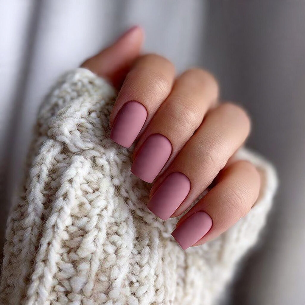 matte january nail designs create a soft