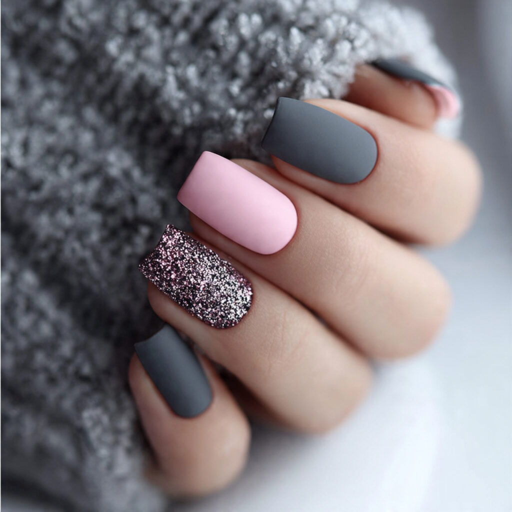 matte nails feel modern and soft the