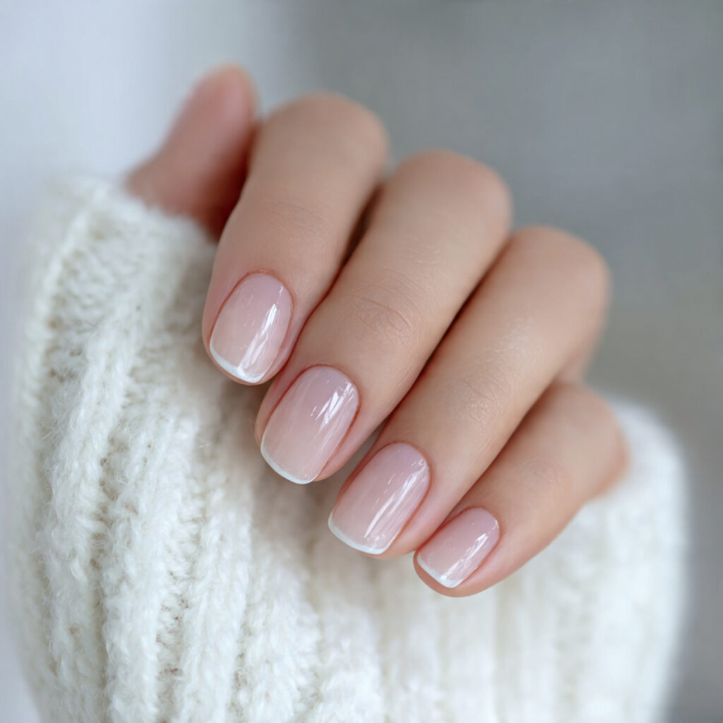 27 Minimal January Nails for Classy and Fresh Start Looks 14 minimal january nails with clear base and