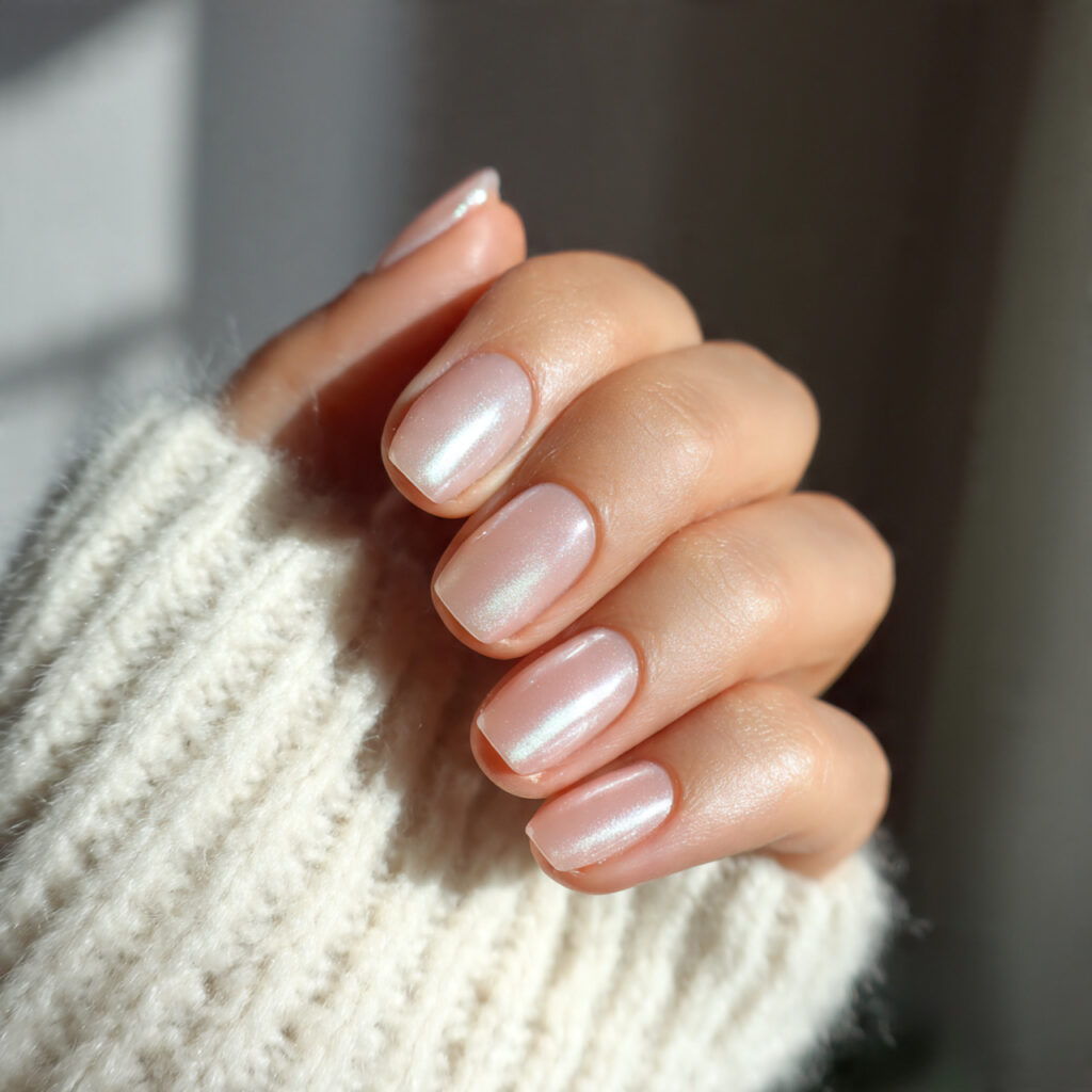 27 Minimal January Nails for Classy and Fresh Start Looks 15 minimal january nails with pearl or glaze