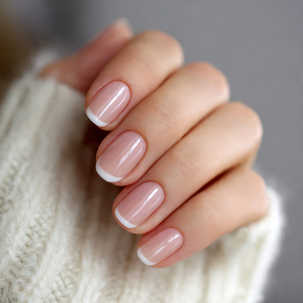 27 Minimal January Nails for Classy and Fresh Start Looks 7 minimal january nails with thin french tips