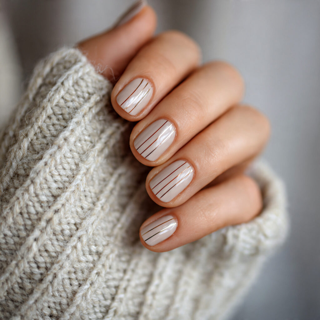 26 Short January Nails That Look Simple, Minimal, and Classy 13 minimal short january nails with subtle line