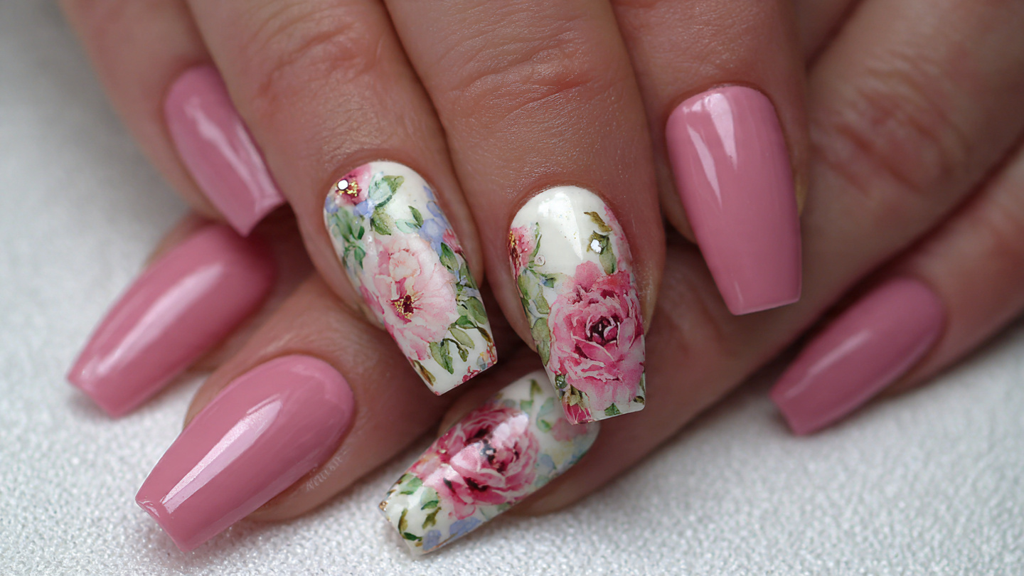 Light Nail Color Ideas for Black Women