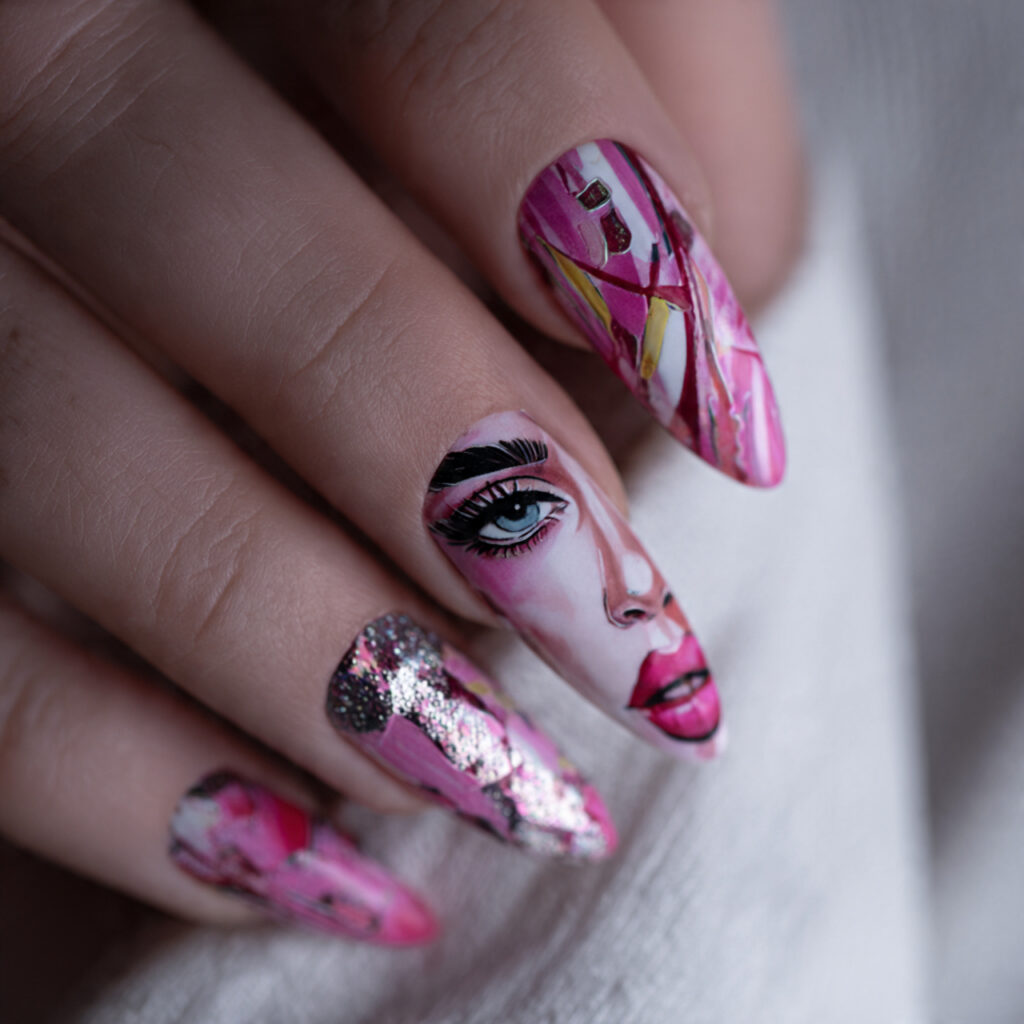 nails pin style with the 16k ultra 8 3