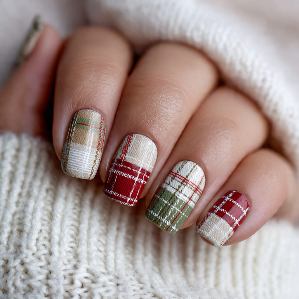 plaid designs add a cute and cozy